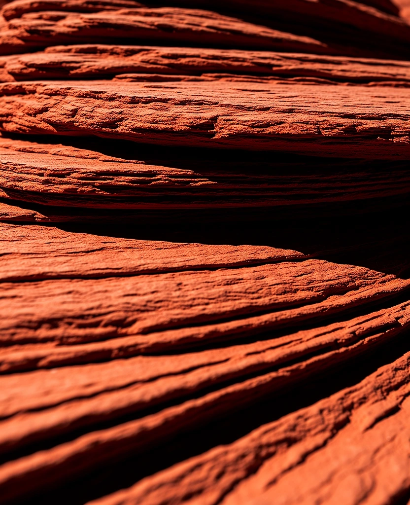 Sandstone layers of Southern Utah landscape